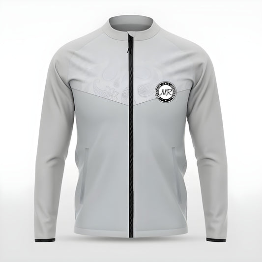 Graue Trainingsjacke