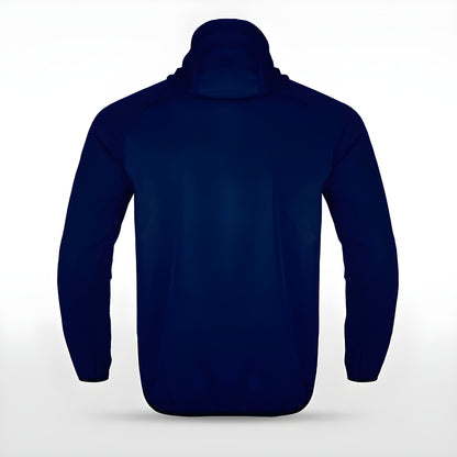 Dunkelblaue Allwetterjacke