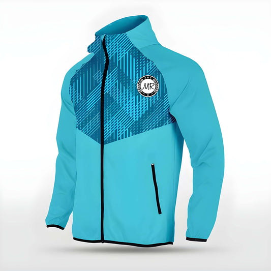 Türkise Allwetterjacke