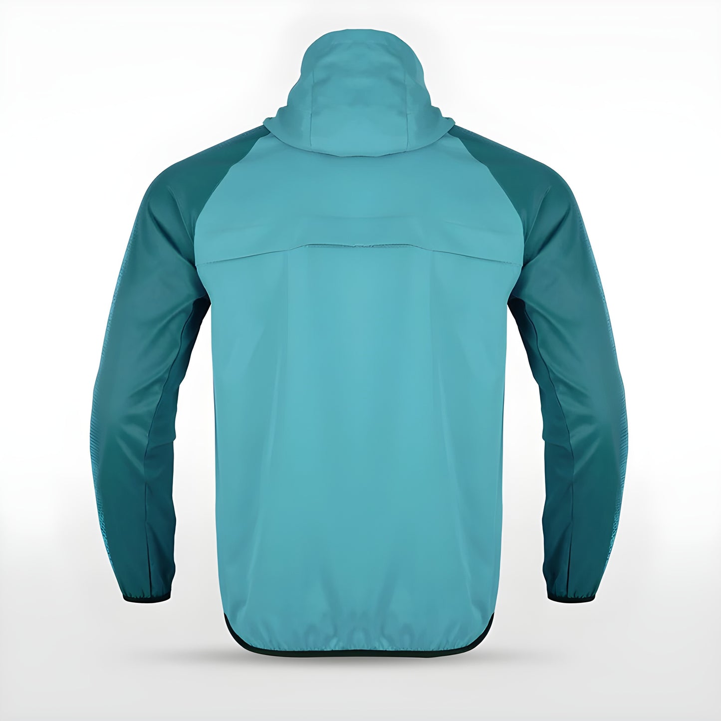 Türkise Allwetterjacke