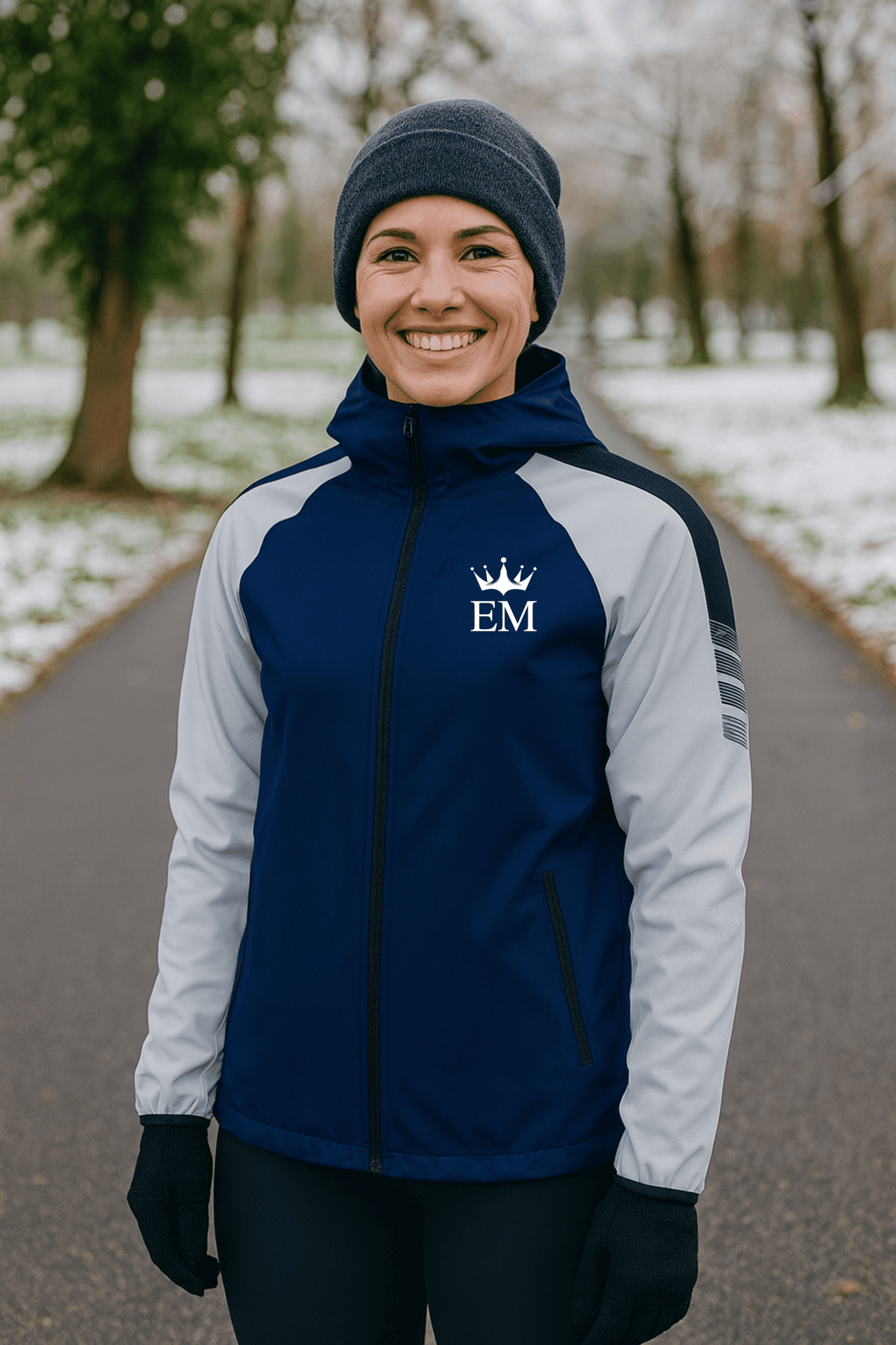 Dunkelblaue Allwetterjacke - Trend Sportswear