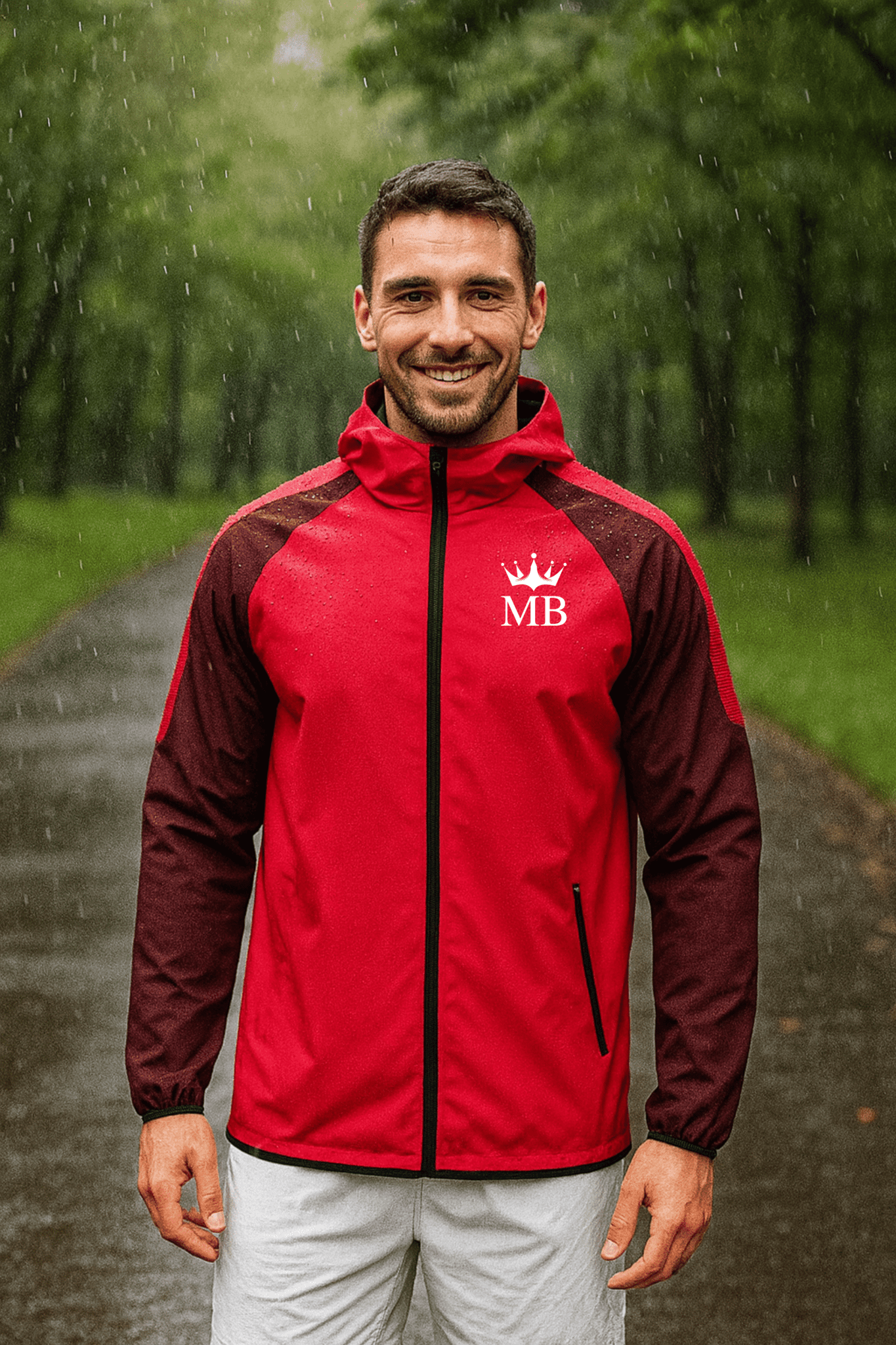 Dunkelblaue Allwetterjacke - Trend Sportswear