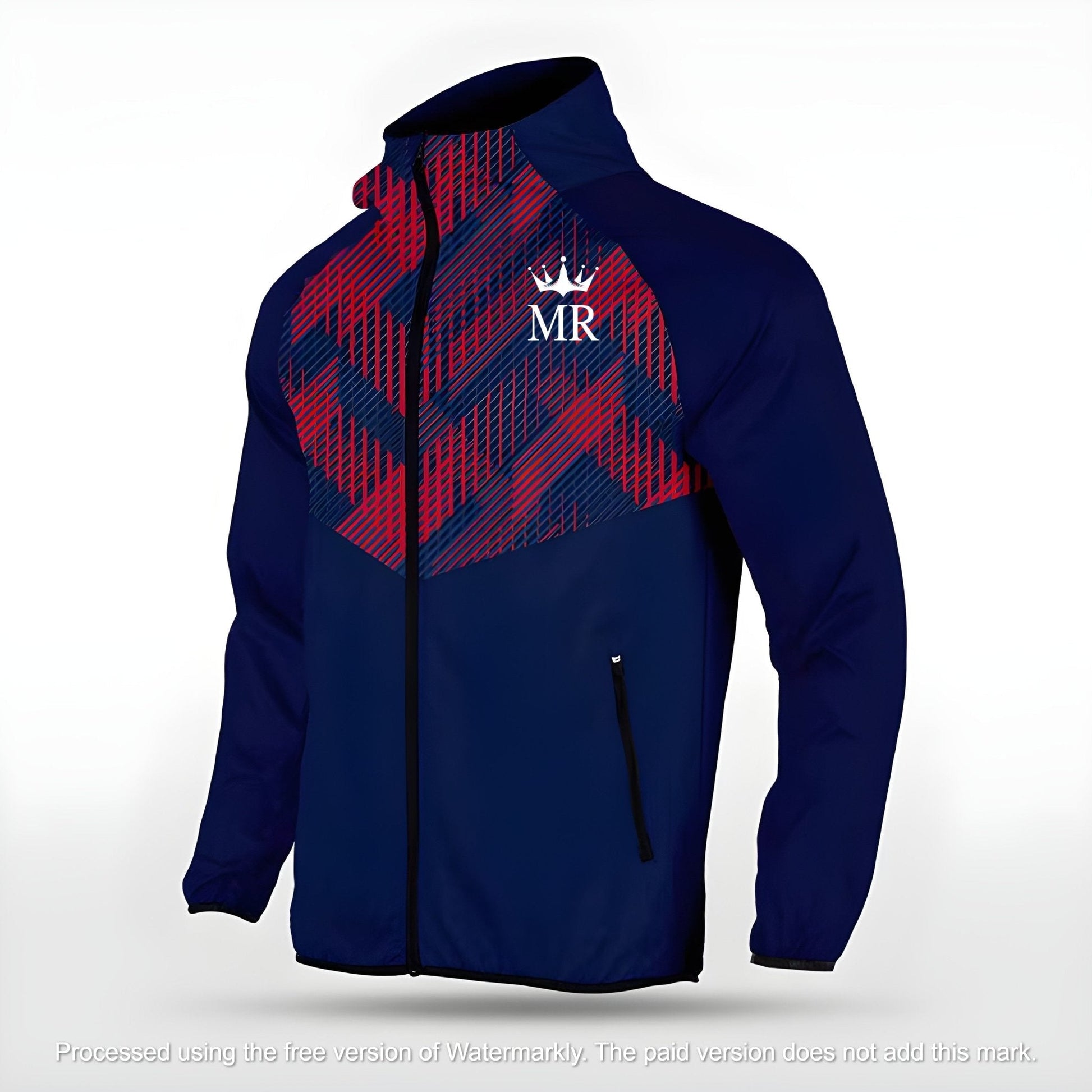 Dunkelblaue Allwetterjacke - Trend Sportswear