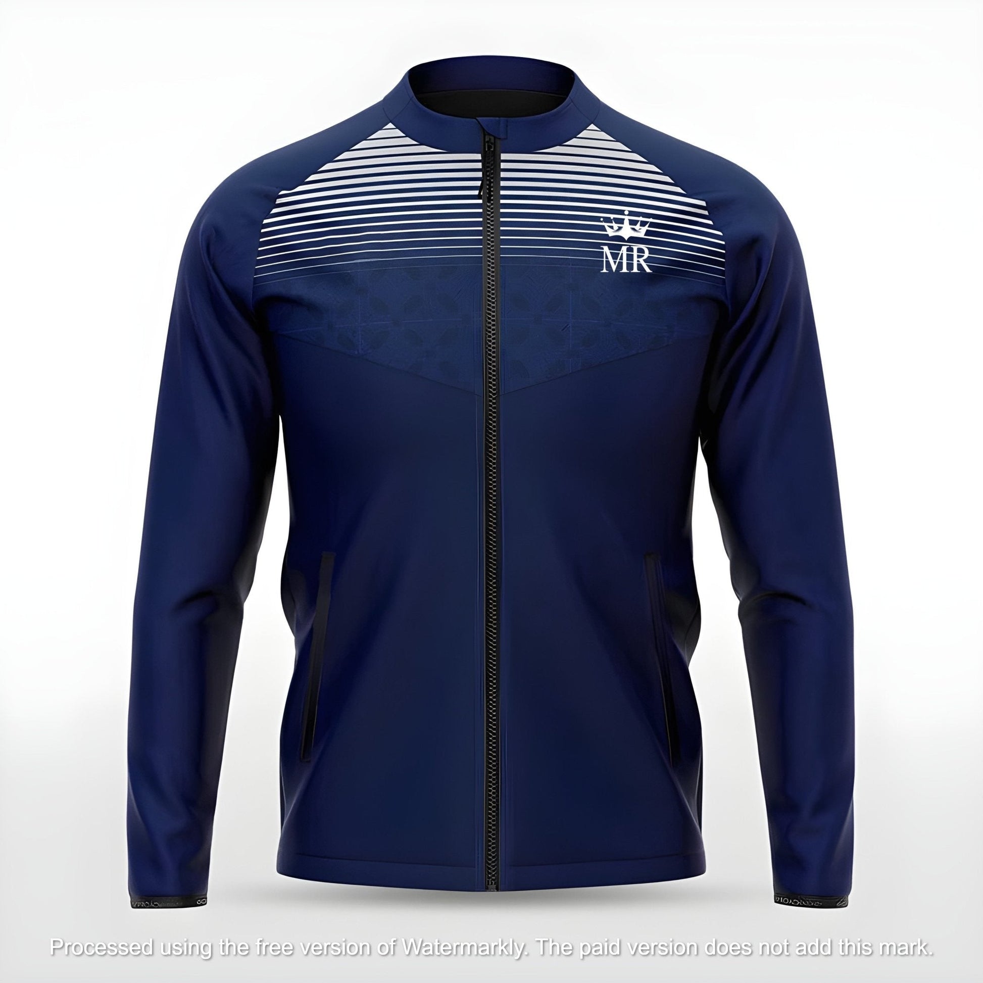 Dunkelblaue Trainingsjacke - Trend Sportswear
