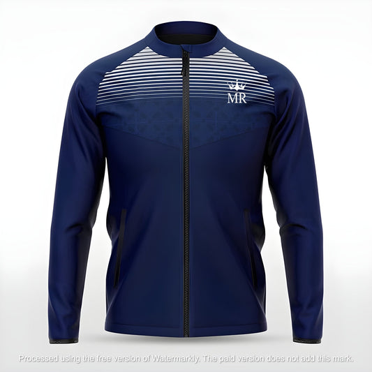 Dunkelblaue Trainingsjacke - Trend Sportswear
