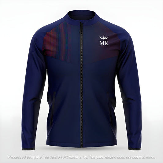 Dunkelblaue Trainingsjacke - Trend Sportswear