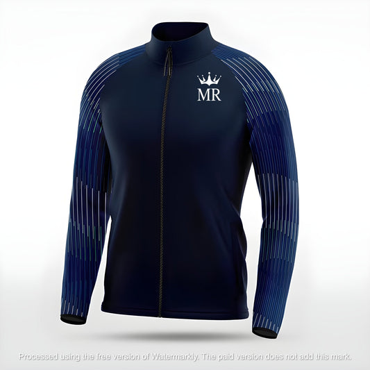 Dunkelblaue Trainingsjacke - Trend Sportswear