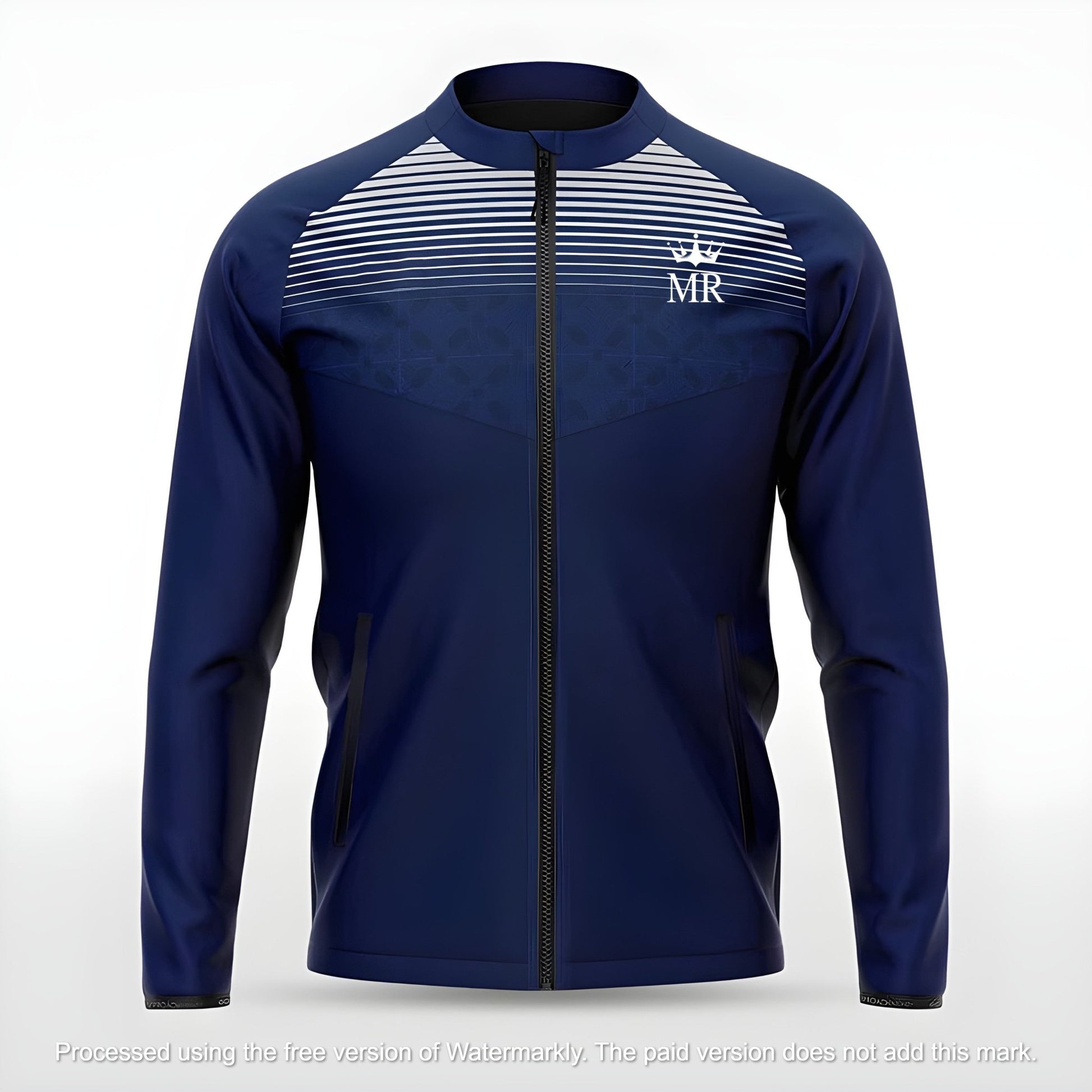 Dunkelblaue Trainingsjacke - Trend Sportswear