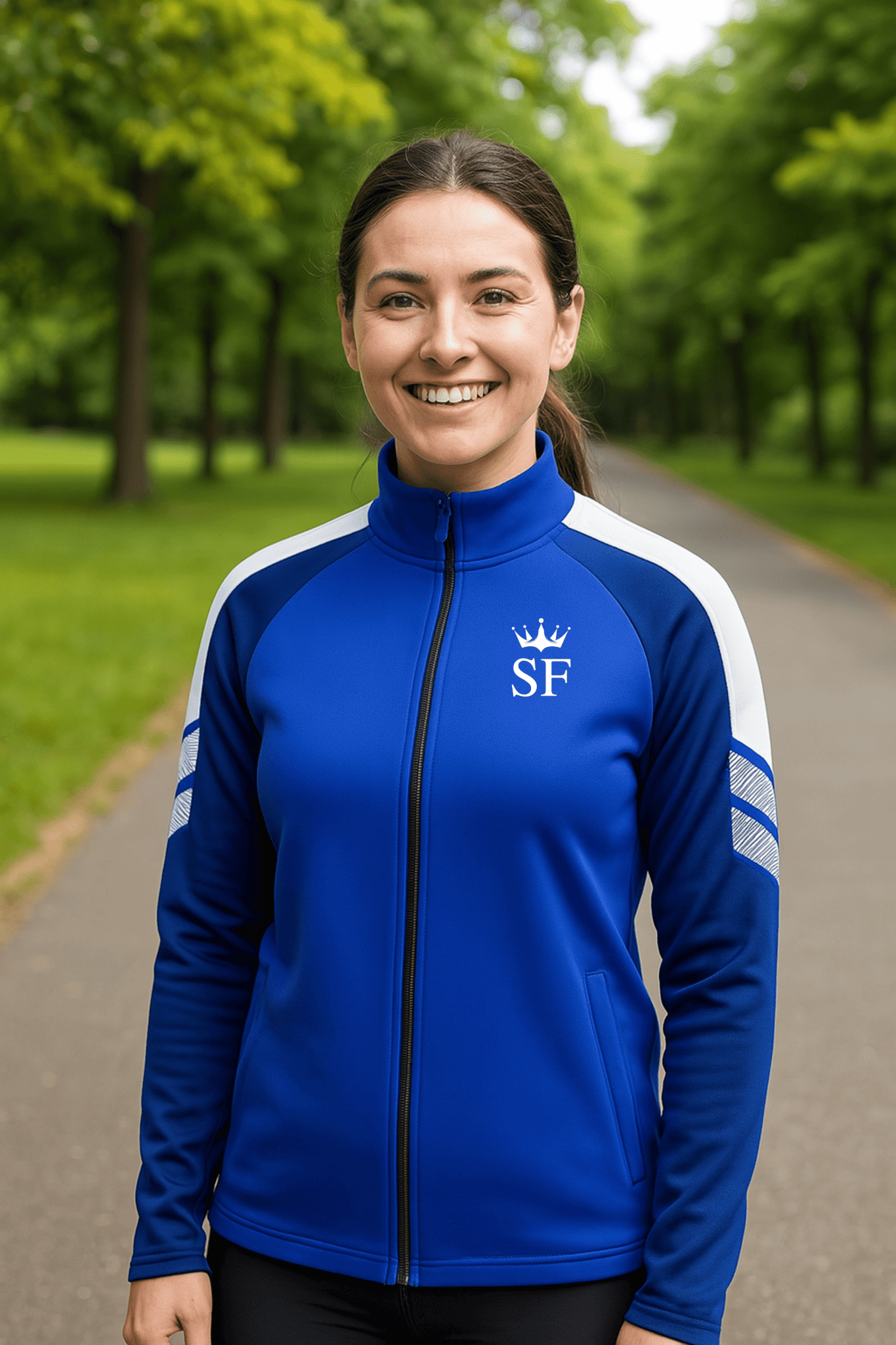 Dunkelblaue Trainingsjacke - Trend Sportswear