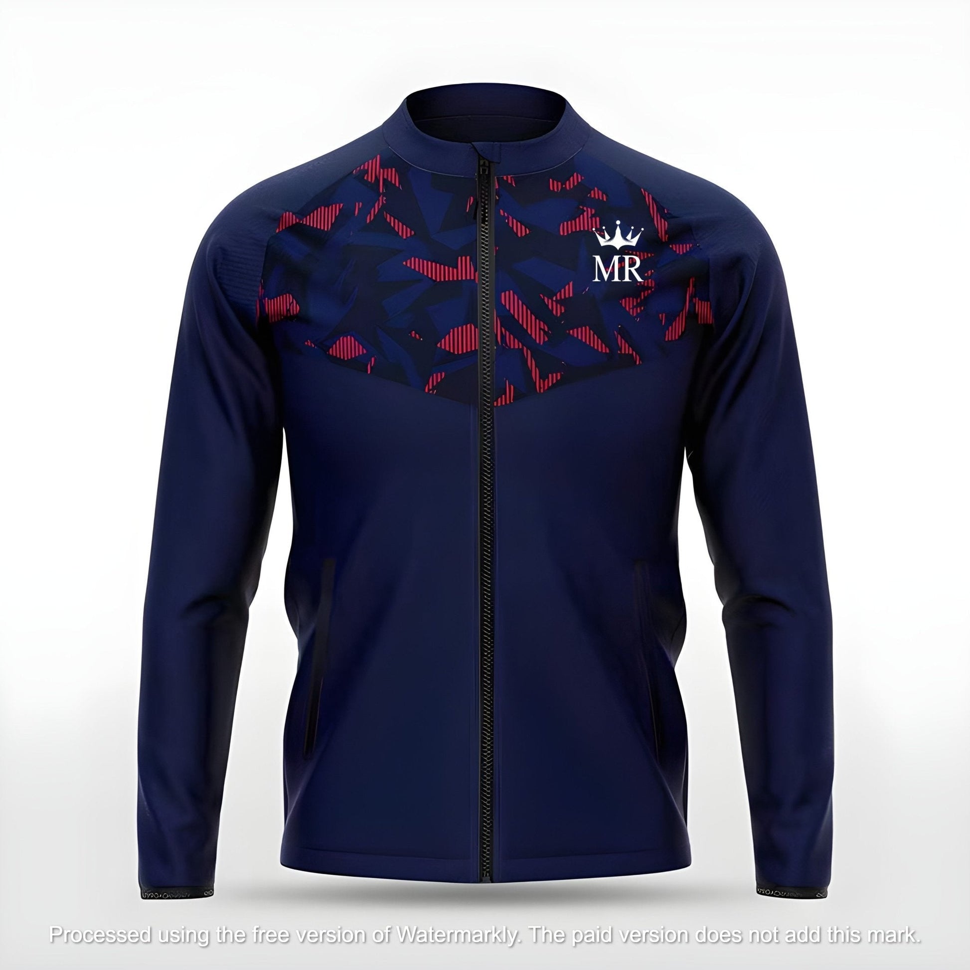 Dunkelblaue Trainingsjacke - Trend Sportswear