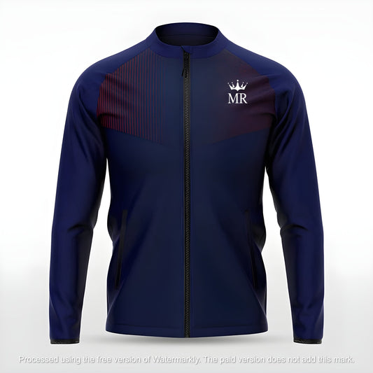 Dunkelblaue Trainingsjacke - Trend Sportswear