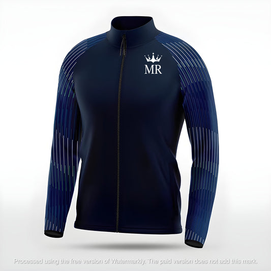 Dunkelblaue Trainingsjacke - Trend Sportswear