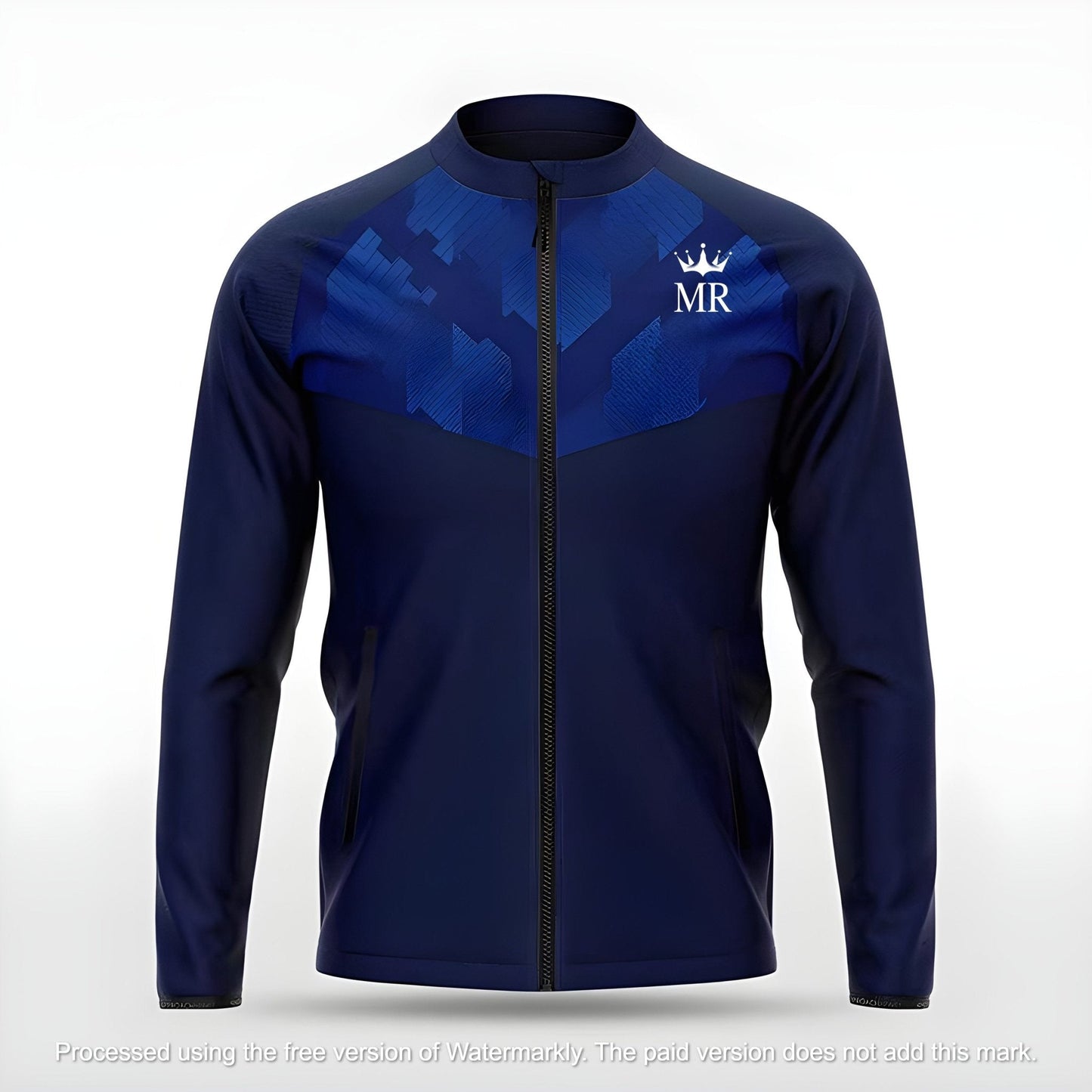 Dunkelblaue Trainingsjacke - Trend Sportswear