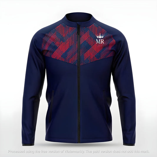 Dunkelblaue Trainingsjacke - Trend Sportswear