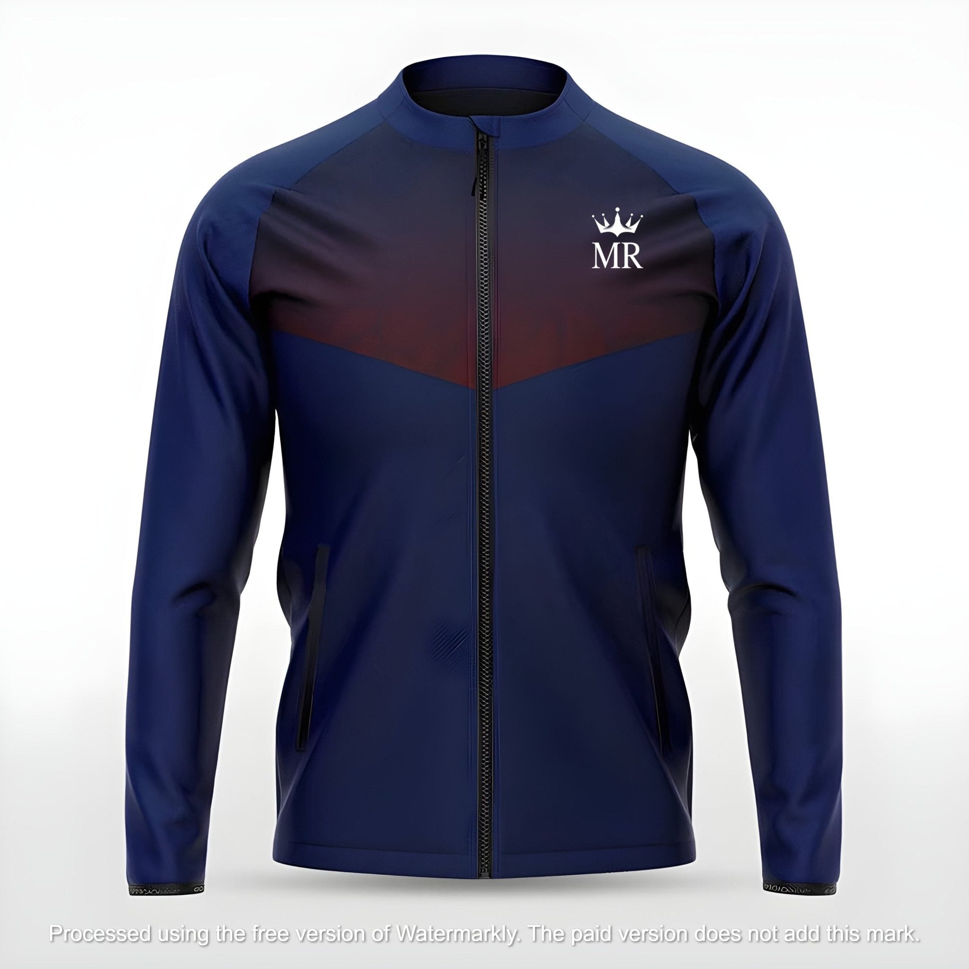 Dunkelblaue Trainingsjacke - Trend Sportswear