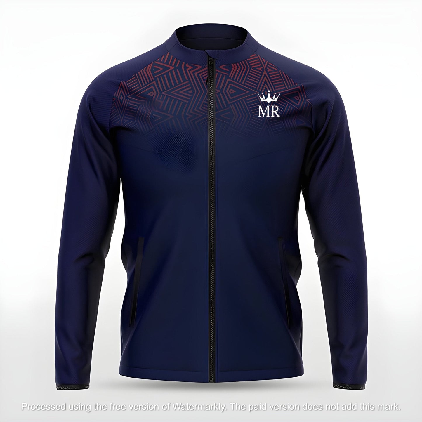 Dunkelblaue Trainingsjacke - Trend Sportswear