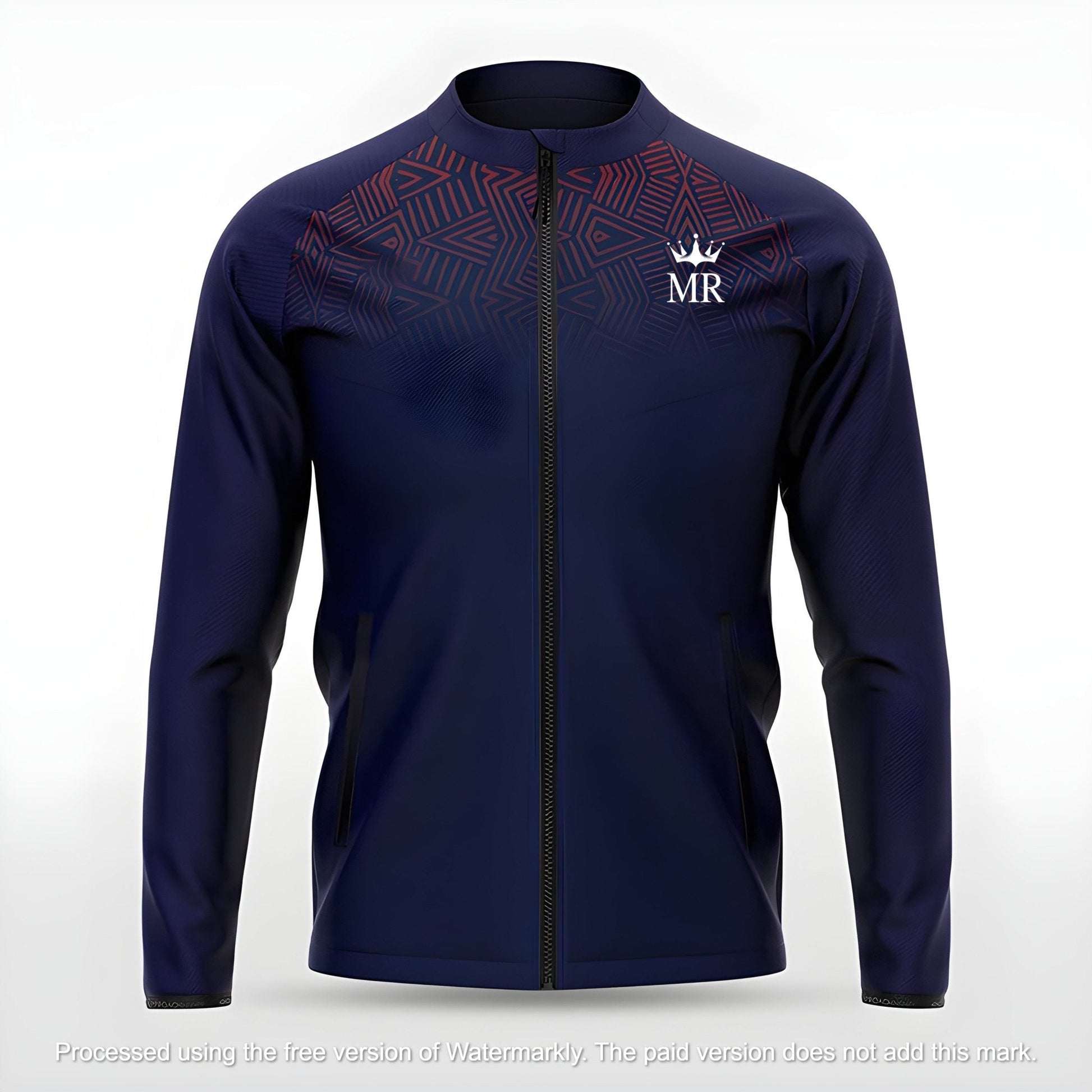Dunkelblaue Trainingsjacke - Trend Sportswear