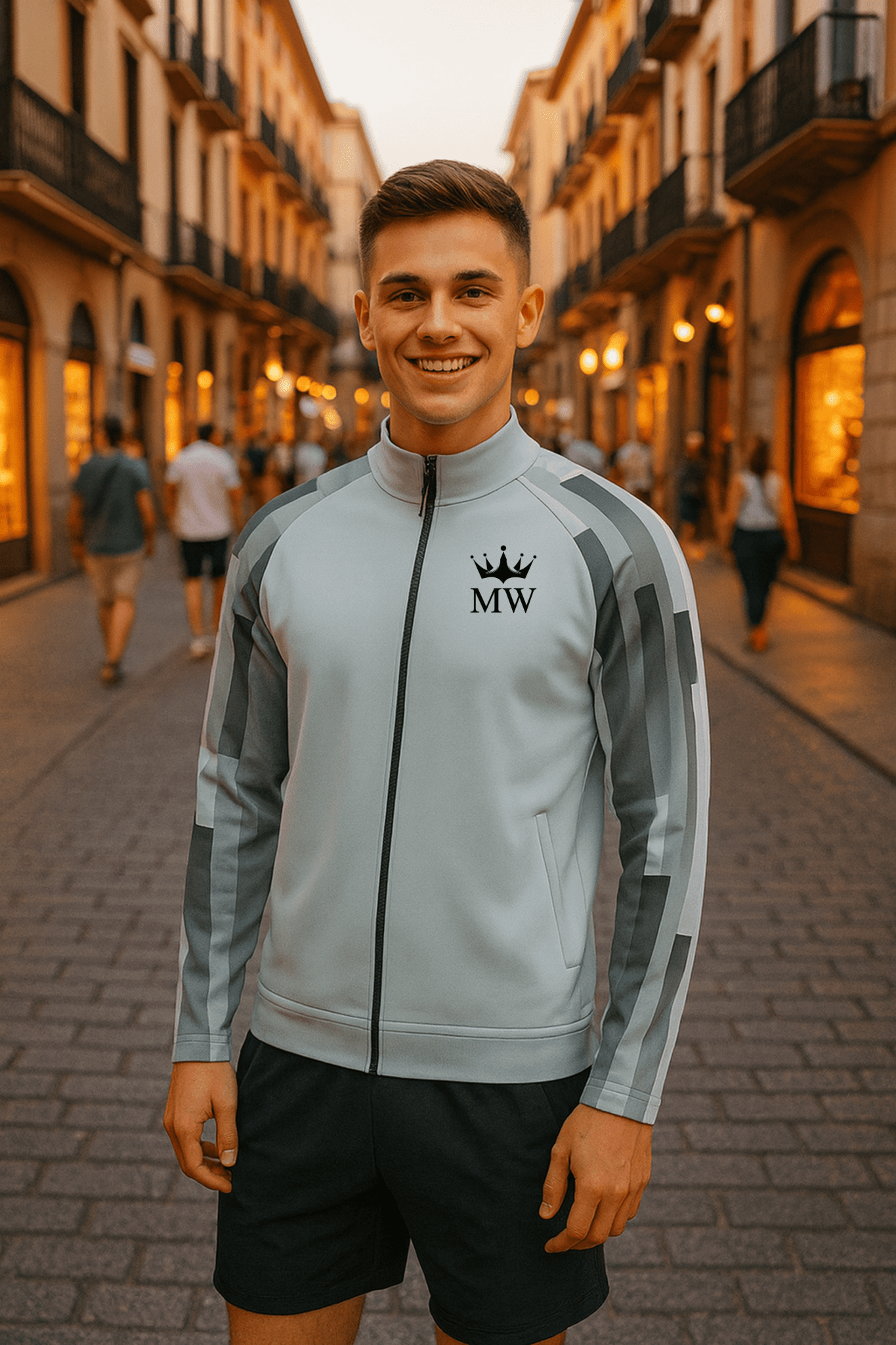 Dunkelblaue Trainingsjacke - Trend Sportswear