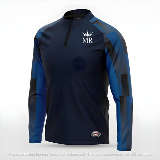 Dunkelblaues Sweatshirt - Trend Sportswear