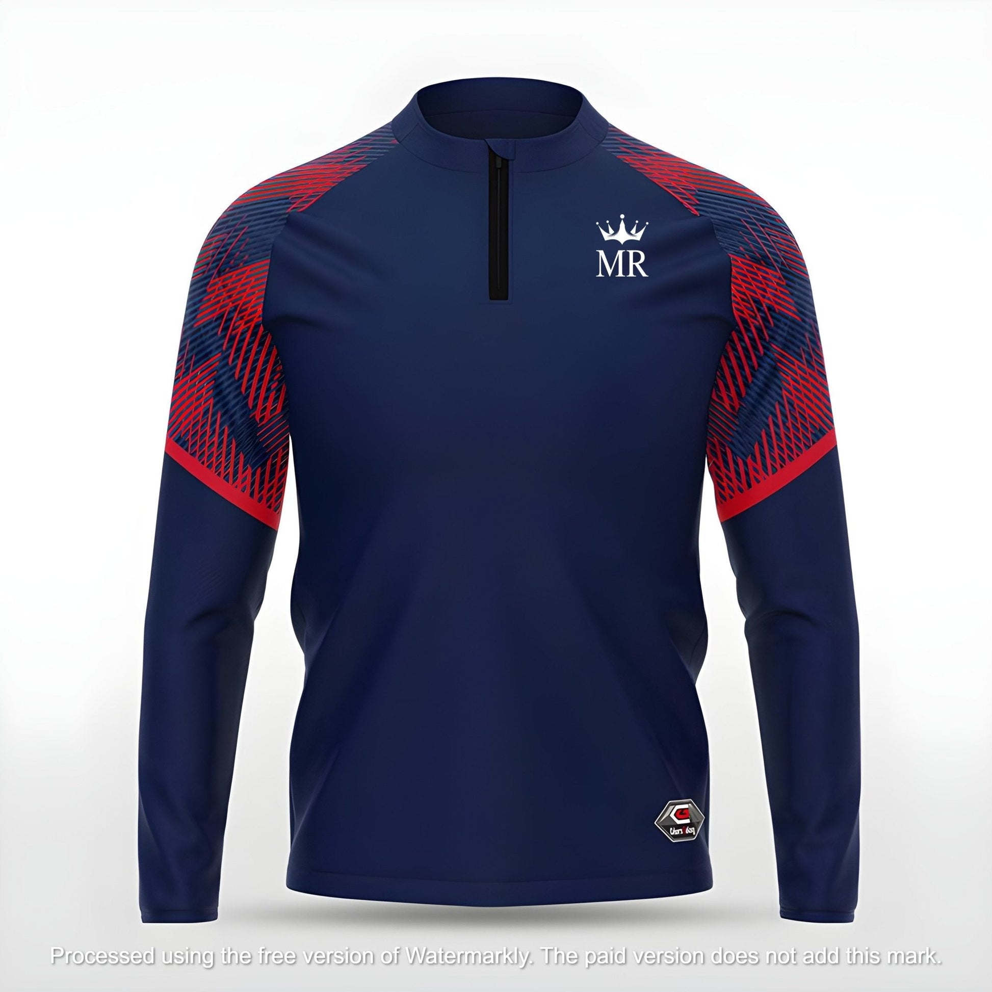 Dunkelblaues Sweatshirt - Trend Sportswear