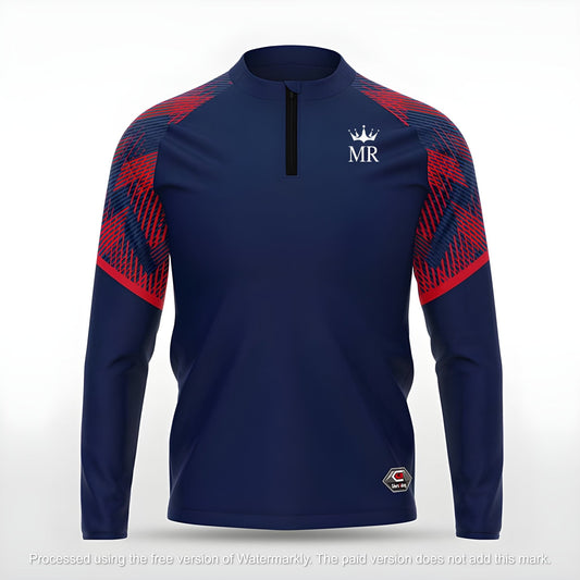 Dunkelblaues Sweatshirt - Trend Sportswear
