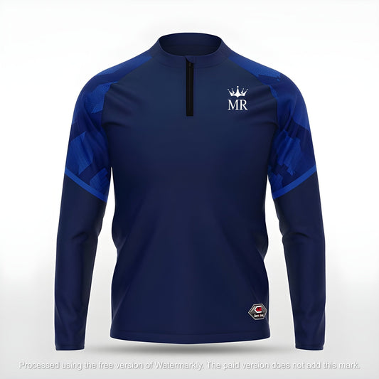Dunkelblaues Sweatshirt - Trend Sportswear