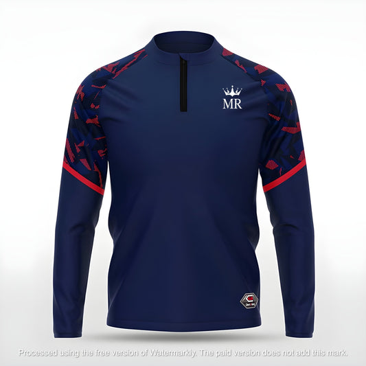 Dunkelblaues Sweatshirt - Trend Sportswear