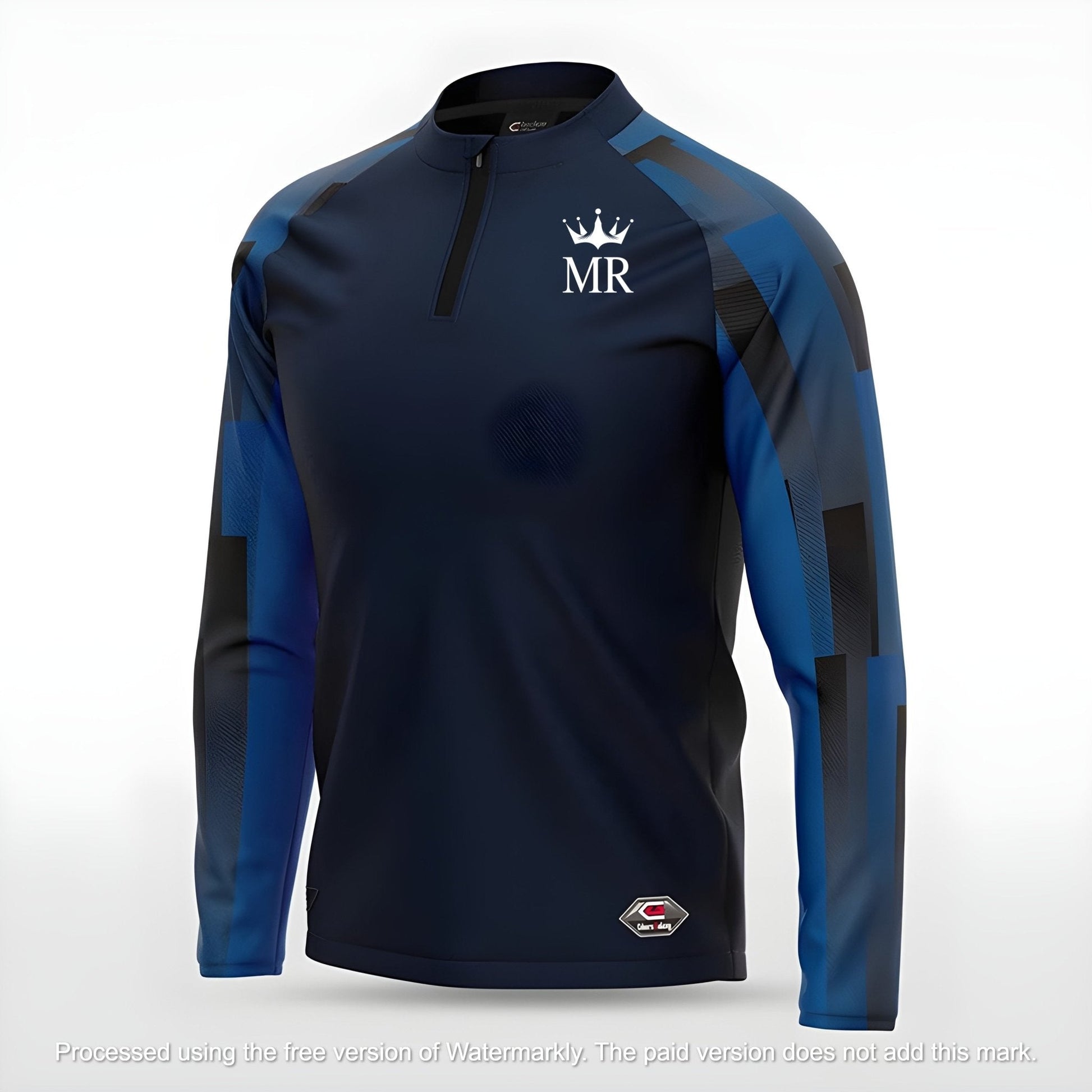 Dunkelblaues Sweatshirt - Trend Sportswear