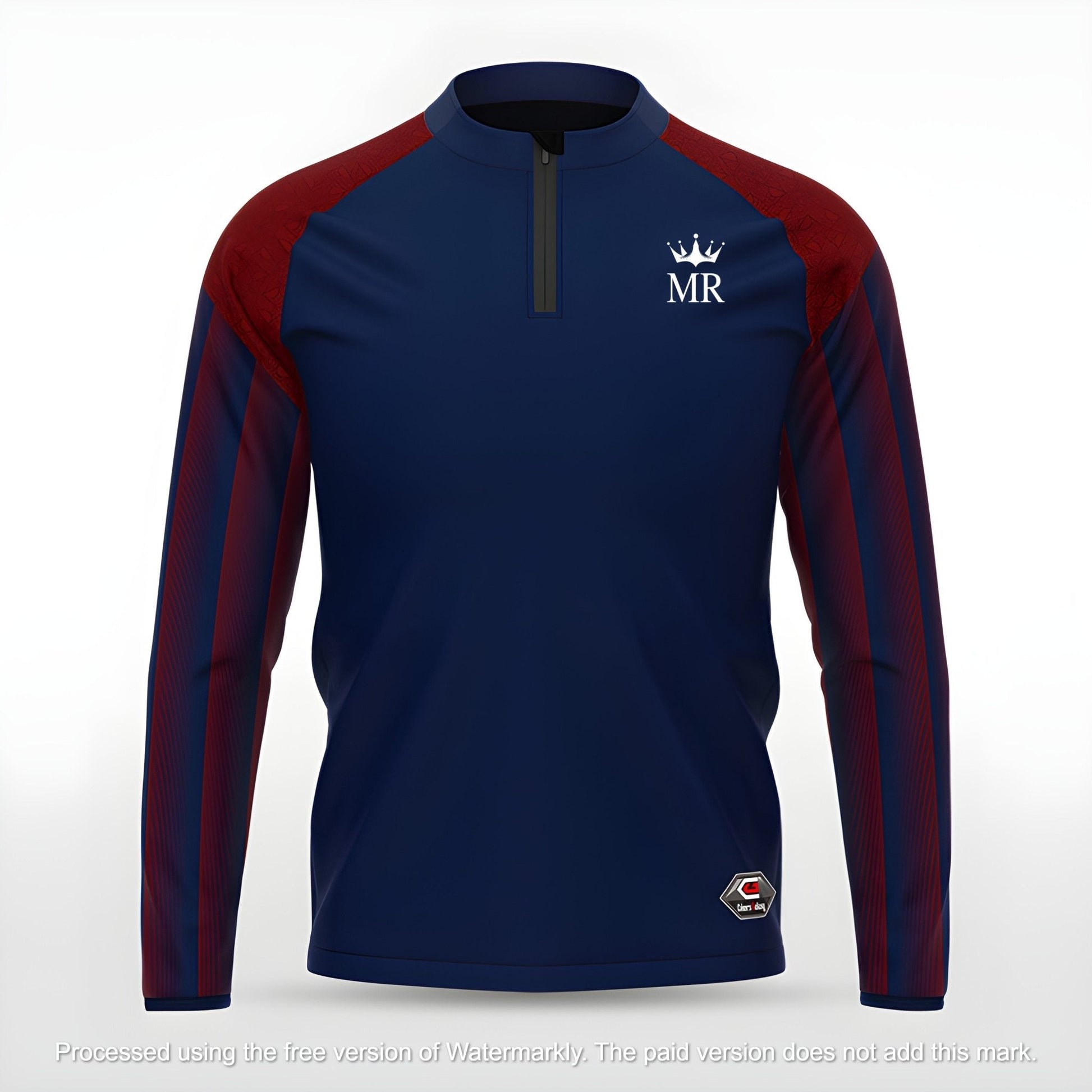 Dunkelblaues Sweatshirt - Trend Sportswear