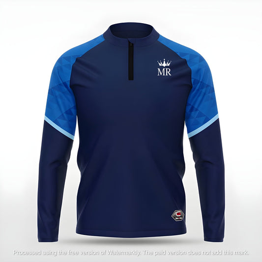 Dunkelblaues Sweatshirt - Trend Sportswear
