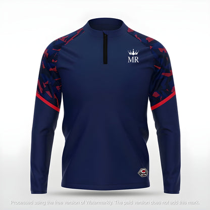 Dunkelblaues Sweatshirt - Trend Sportswear