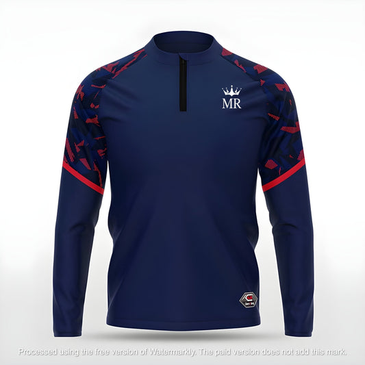Dunkelblaues Sweatshirt - Trend Sportswear