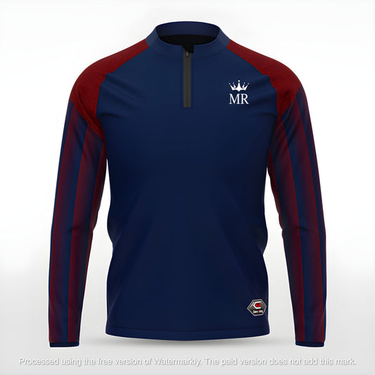 Dunkelblaues Sweatshirt - Trend Sportswear