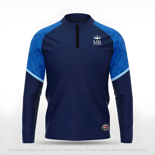 Dunkelblaues Sweatshirt - Trend Sportswear