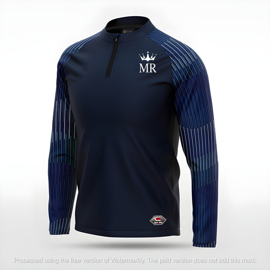 Dunkelblaues Sweatshirt - Trend Sportswear