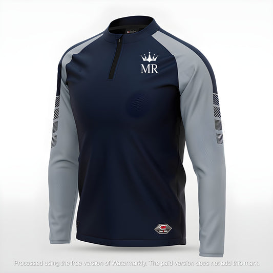 Dunkelblaues Sweatshirt - Trend Sportswear