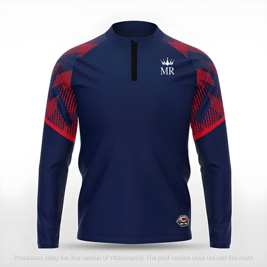 Dunkelblaues Sweatshirt - Trend Sportswear