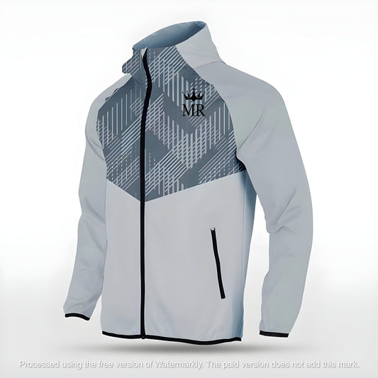 Graue Allwetterjacke - Trend Sportswear
