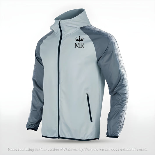 Graue Allwetterjacke - Trend Sportswear