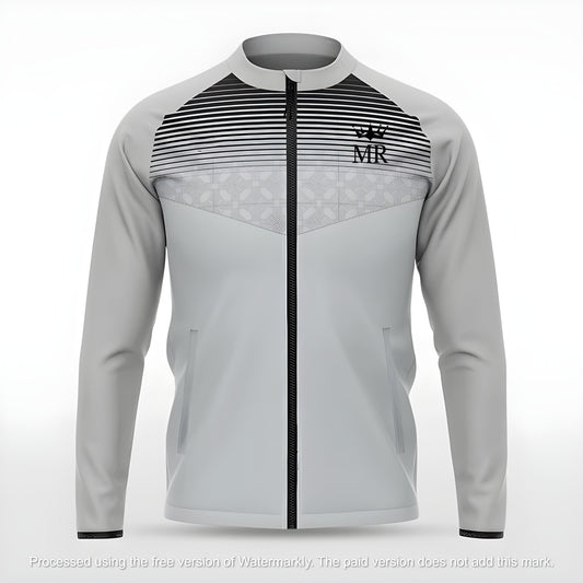 Graue Trainingsjacke - Trend Sportswear