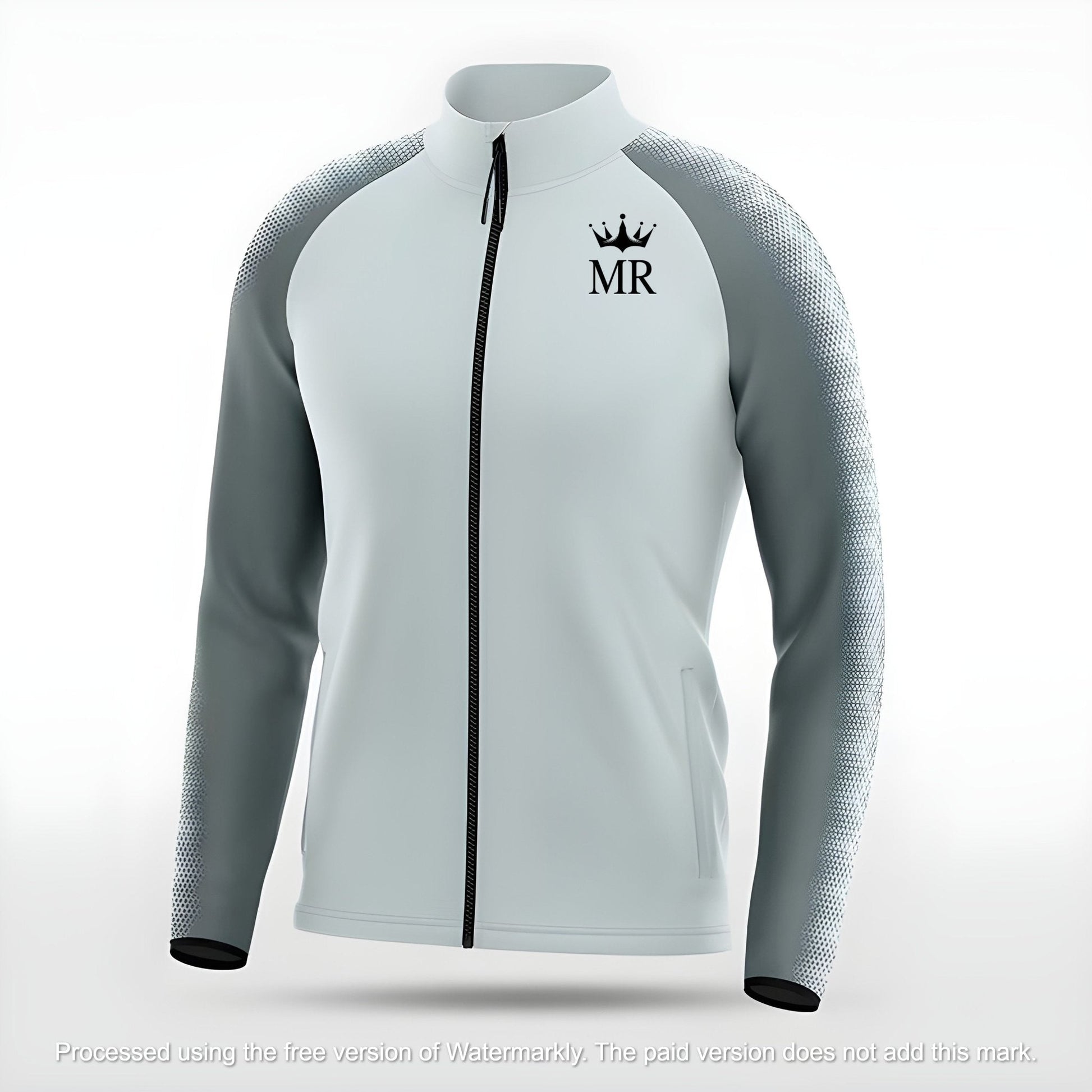 Graue Trainingsjacke - Trend Sportswear
