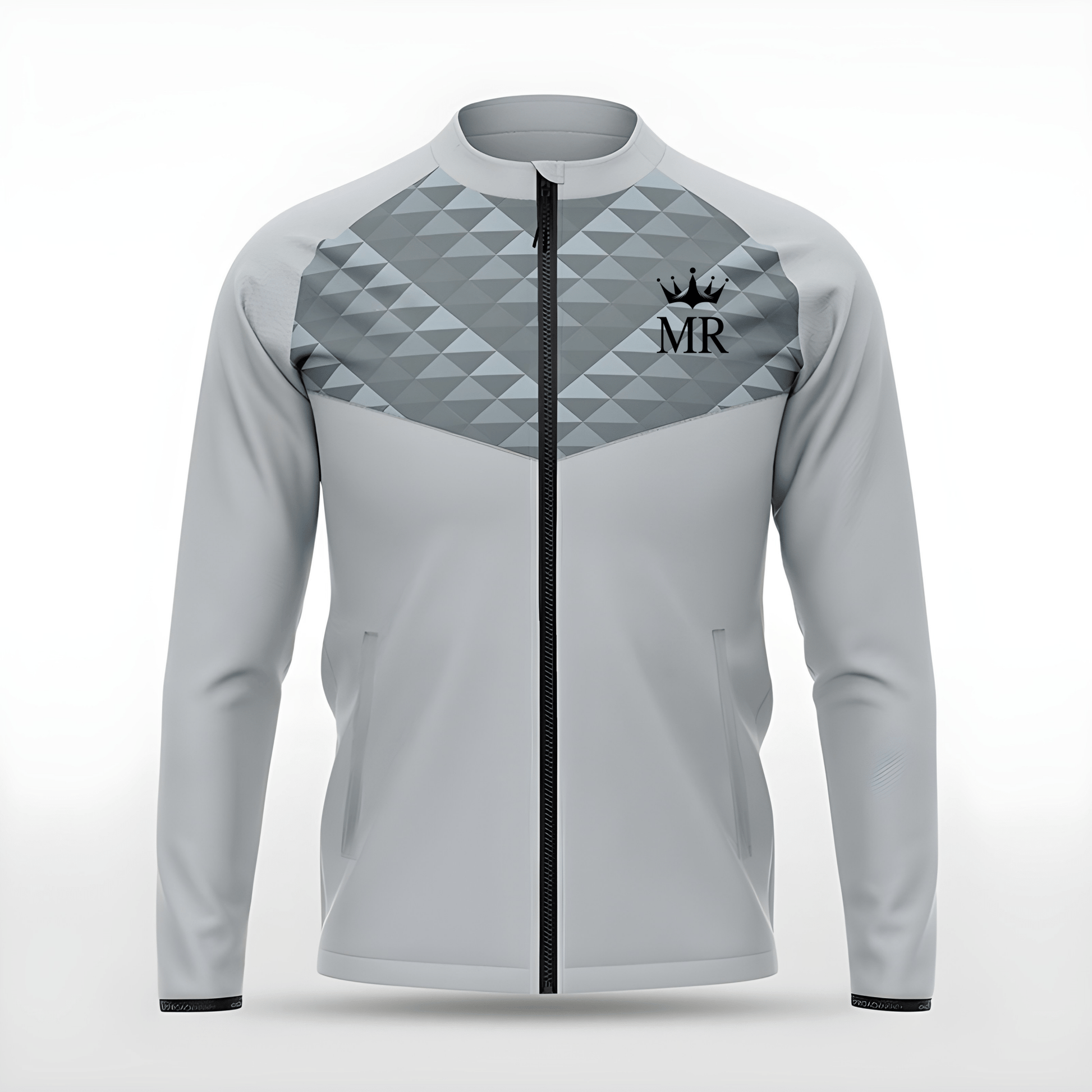Graue Trainingsjacke - Trend Sportswear