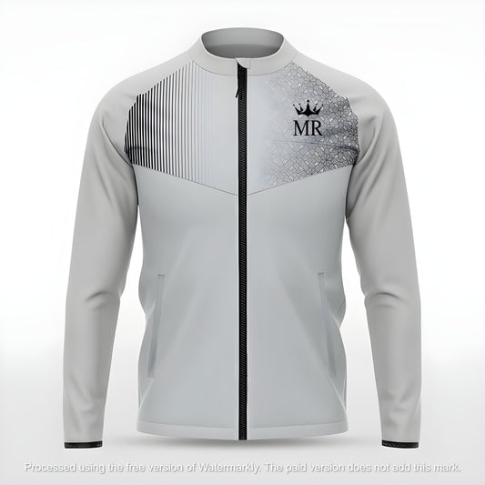 Graue Trainingsjacke - Trend Sportswear