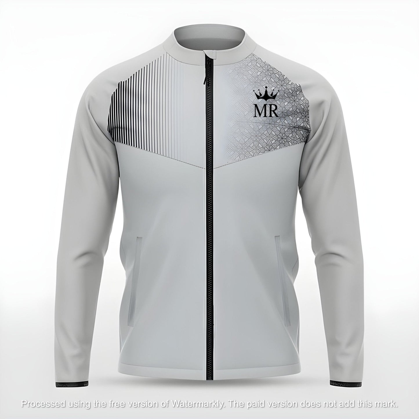 Graue Trainingsjacke - Trend Sportswear