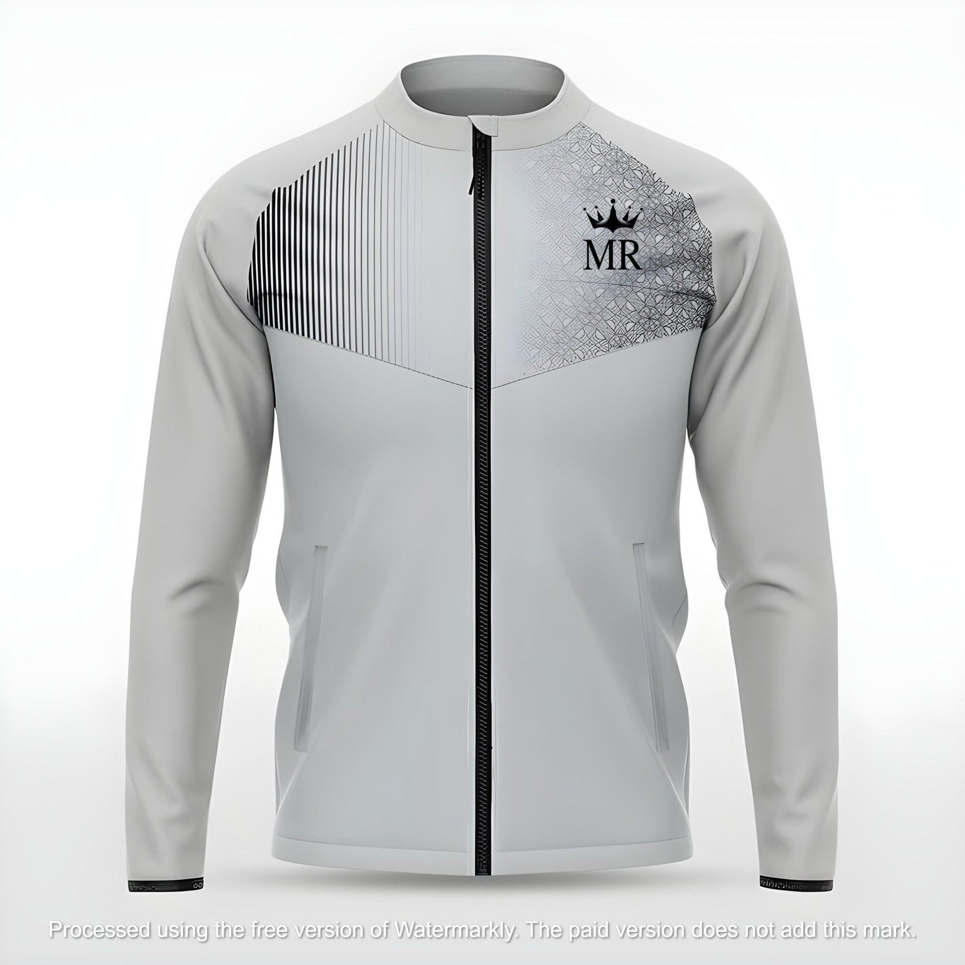 Graue Trainingsjacke - Trend Sportswear