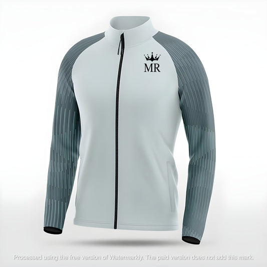 Graue Trainingsjacke - Trend Sportswear