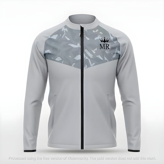 Graue Trainingsjacke - Trend Sportswear