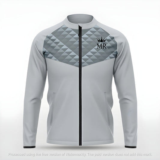 Graue Trainingsjacke - Trend Sportswear