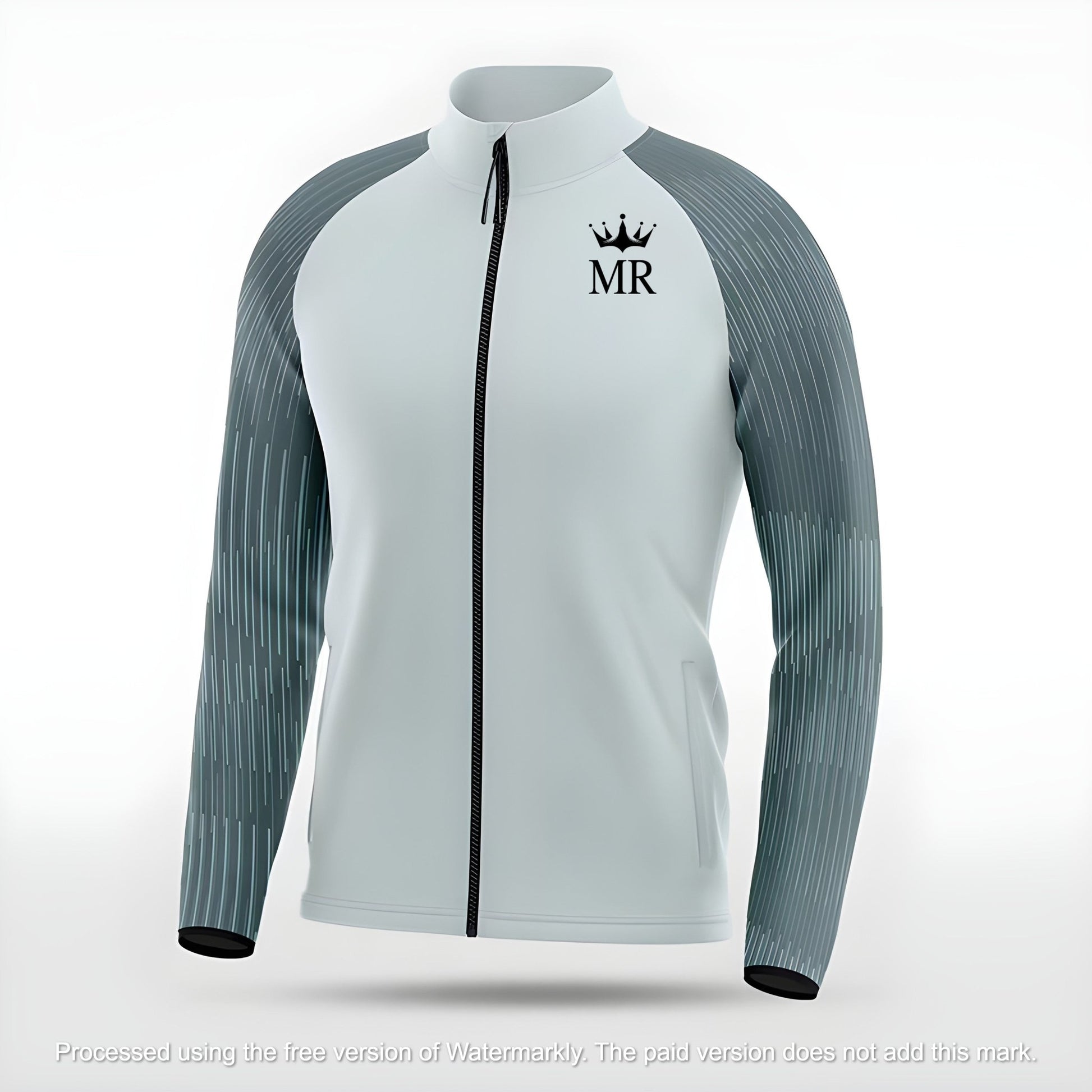 Graue Trainingsjacke - Trend Sportswear
