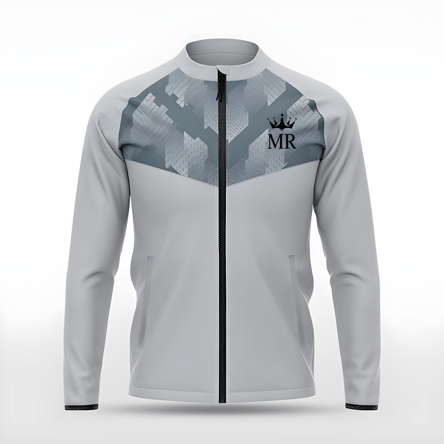 Graue Trainingsjacke - Trend Sportswear